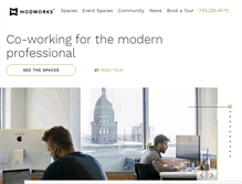 Tablet Screenshot of modworks.com